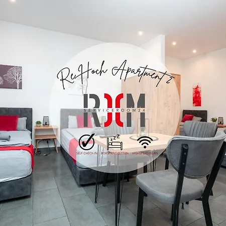 Apartment Serviceroom24 - 2 In Hoch Wlan - Smart-tv - 24-7 Check-in Und Kueche